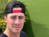 Good Good Golf 联合创始人加勒特·克拉克 (Garrett Clark) 为在撤下的广告中将女子推倒在地而道歉 GettyImages-2282677677 wyndham clark 2026