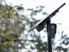 我辨别新设备是否是 Flock 相机的保证步骤 – CNET A camera and solar panel on the top of a post by a tree.