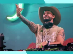 我与 DJ Pauly D 讨论了为什么他的现场表演就像“一场大型派对”。获取门票。 Pauly D DJs in concert at Stagecoach.