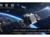 波兰初创公司 Ares Shield 受聘用高功率微波武器保护数据中心卫星 illustration of two boxy satellites orbiting earth