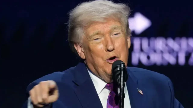 特朗普表示他很高兴在 2028 年再次竞选总统 特朗普表示他很高兴在 2028 年再次竞选总统