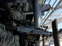 美军摧毁被指控违反伊朗封锁的货船 The CENTCOM said that around 3,500 US marines and sailors have arrived in the Middle East. Pic/X (@CENTCOM)