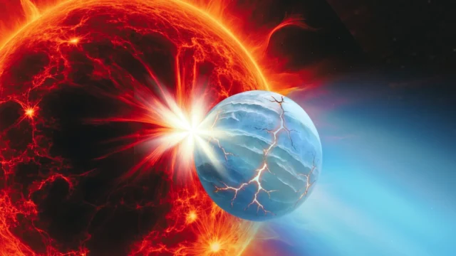 天文学家发现一颗热水系外行星注定会被其恒星吞噬