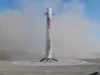 接地!中国私人火箭王牌进行第二次飞行着陆(视频) The first stage of Landspace's Zhuque-3 rocket rests on its landing pad shortly after its historic touchdown on Aug. 18, 2026.
