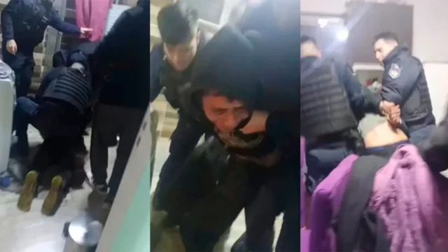 他听到声音，发现小偷躲在他家的浴室里：Diario Panorama