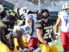 Mizzou Football 2026 预览:在线了解您的球员 COLUMBIA, MISSOURI - NOVEMBER 15: Blake Shapen #2 of the Mississippi State Bulldogs has a pass blocked by Nicholas Rodriguez #20 of the Missouri Tigers during the fourth quarter at Faurot Field at Memorial Stadium on November 15, 2025 in Columbia, Missouri. (Photo by Jeff Le/Getty Images)