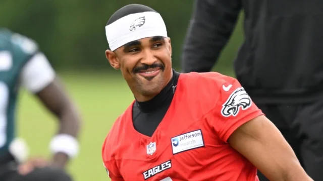 Eagles QB Jalen Hurts' speed in camp drawing rave reviews Eagles QB Jalen Hurts' speed in camp drawing rave reviews