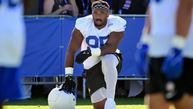 Rams' Nacua exits with groin soreness; Garrett sidelined again