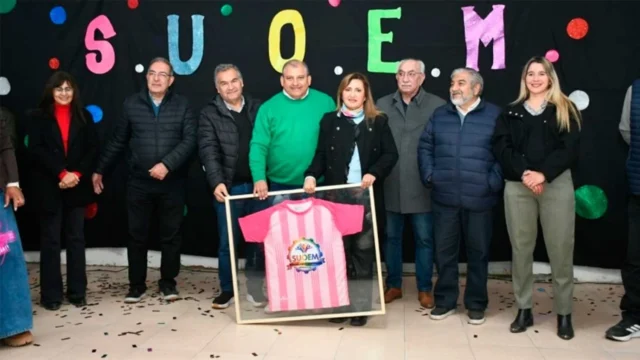 La Municipalidad habilitó la nueva iluminación LED del complejo deportivo del SUOEM