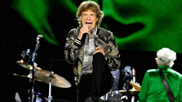 Mick Jagger performs onstage at SoFi Stadium during The Rolling Stones Tour '24 Hackney Diamonds.