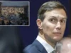 贾里德·库什纳下周将拜访中东和平委员会官员,讨论加沙协议 Jared Kushner reacting to a quadrilateral meeting.